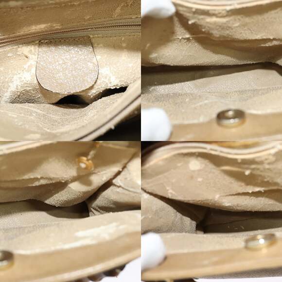 GUCCI Bamboo Hand Bag Leather Beige Gold 002 1186 002 1186 - Picture 11 of 12